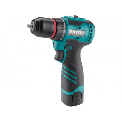 Акумулаторски одвртувач 16V Li-ion (x2), 2000mAh, EXTOL INDUSTRIAL BRUSHLESS
