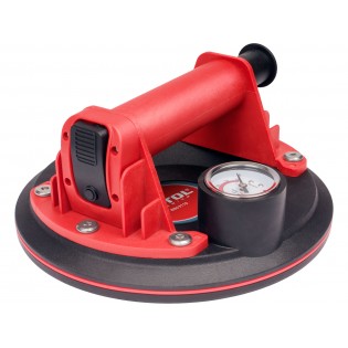 Вакуумски држач за стакло со манометар, ∅200mm, носивост max. 130kg, EXTOL PREMIUM