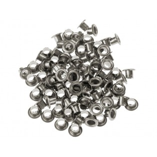 Нитни, никел сребрена боја, 100пар