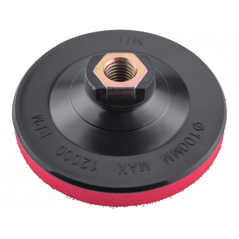 Носач на брусна хартија, гумен диск, за аголна брусилка , M14 навој, ∅100mm, EXTOL CRAFT