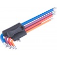 L-клучеви TORX продолжени, сет 9пар, T 10-50, со отвор S2 EXTOL PREMIUM