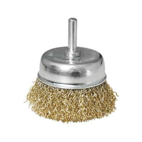 Четка кружна жичана, ∅63mm, виткана жица S 0,3mm, носач 6mm, EXTOL CRAFT