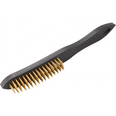 Четка месингана, PP дршка 290mm, жица S 0,22mm, 4x15 реда EXTOL CRAFT