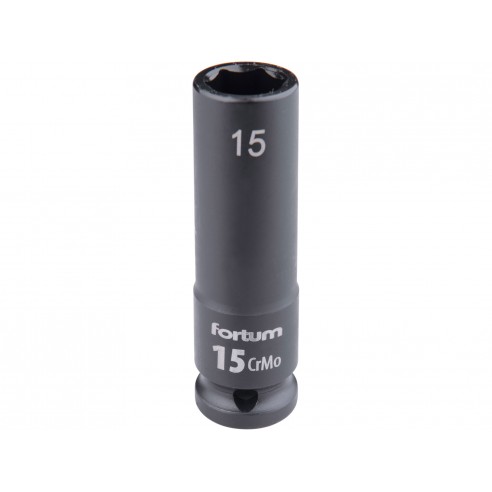 Клуч ударен насаден, 1/2", 15mm, L 78mm, CrMoV