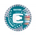 Дијамантски диск за сечење , 125x22,2mm,turbo Grind Cut ,суво и мокро сечење EXTOL INDUSTRIAL