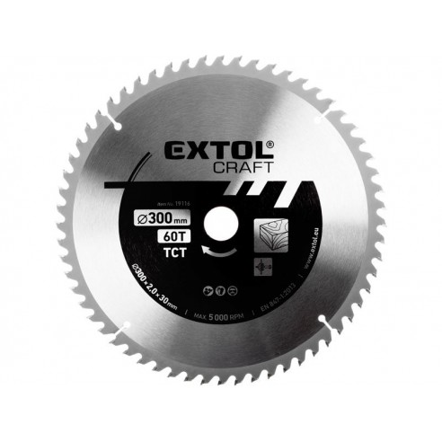 Лист за циркуларна пила со SK карбидни забци,300x2,0x30mm