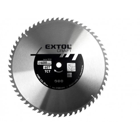 Лист за циркуларна пила со SK плочка, 600x3,0x30мм