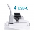Очила со лупа и осветлување, 3,5×, USB полнење