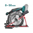 Акумулаторска циркуларна пила, SHARE20V, 165mm,BRUSHLESS, без батерија и полнач