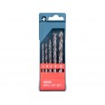 Бургии за дрво, сет 5пар., ∅4-10mm,Crv EXTOL PREMIUM
