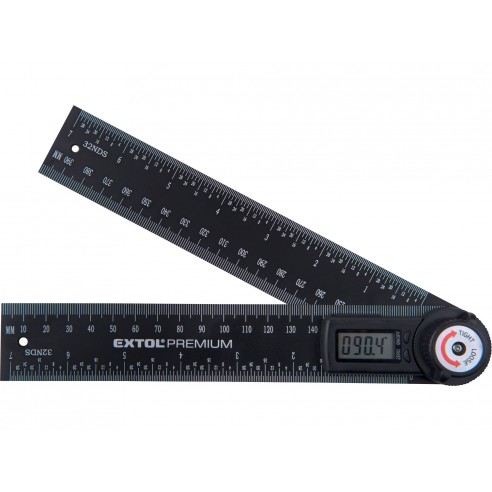Дигитален агломер, 200mm, со линијар, EXTOL PREMIUM