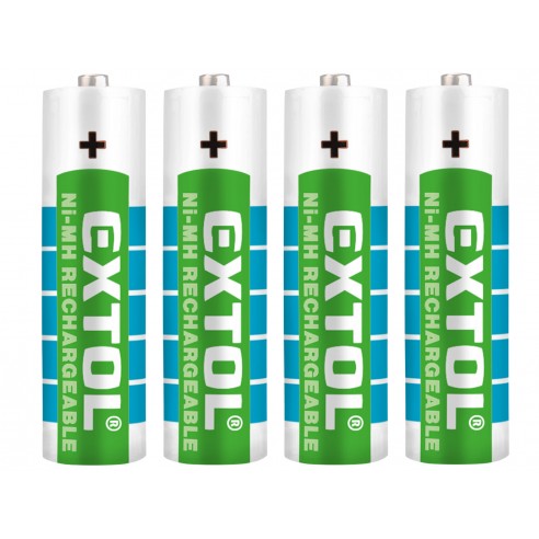 Батерии на полнење, сет 4пар, AA (HR6), 1,2V, 2400mAh, NiMh