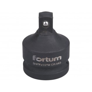 Адаптер, 3/4" F - 1/2" M, квадратен внатрешен 3/4"- надворешен  1/2", FORTUM Адаптер, 3/4" F - 1/2" M, квадратен внатрешен 3/4"- надворешен  1/2", FORTUM
