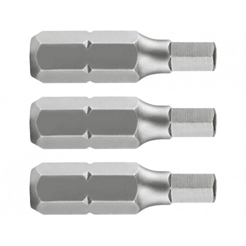 Сет битови imbus, 3пар.H 2 x25mm, S2, FORTUM-KITO