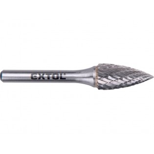 Фреза за метал, фрома на шишаркка, со остар врв 12x25mm, оска 6mm