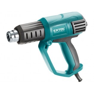 Топловоздушен фен со променлива температурата и проток на воздухот 2000W, EXTOL INDUSTRIAL