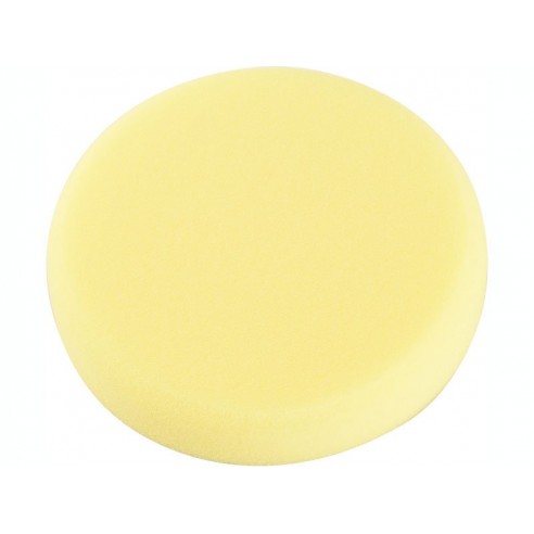 Диск за полирање сунѓер, T80, жолт, ∅150x30mm, Velcro