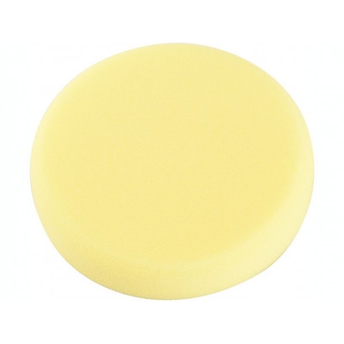 Диск за полирање сунѓер, T80, жолт, ∅150x30mm, Velcro