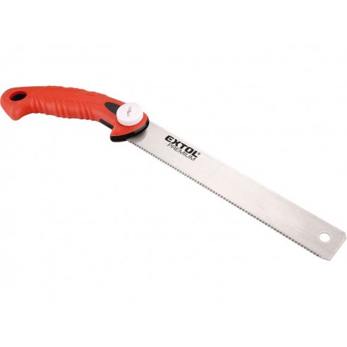 Јапонска пила, флексибилно сечиво 220mm, со вкупна должина 380mm, фино тројно калени заби, EXTOL PREMIUM