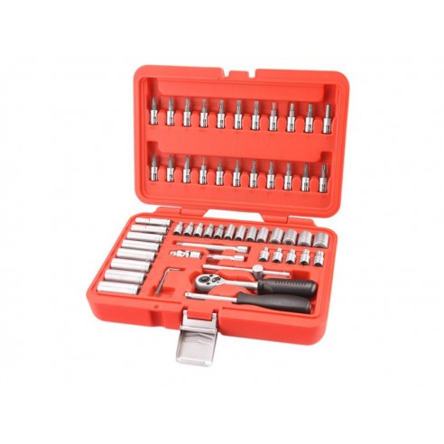 Насадни клучеви,сет од 57 пар., CRV, 1/4 "