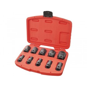 Сет ударни насадни клучеви 1/2", 9-27mm, 10пар CrMoV