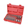Сет битови и насадни клучеви, 1/4",3/8", 1/2", 35пар.