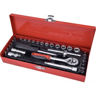 Сет насадни клучеви 30пар, 1/4", 4-14mm