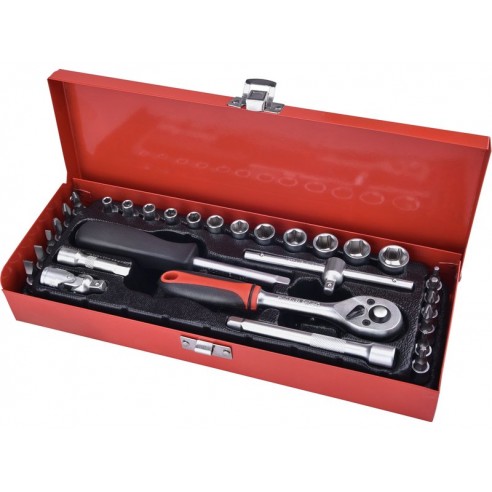 Сет насадни клучеви 30пар, 1/4", 4-14mm