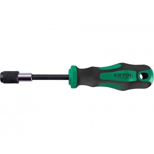 Одвртувач за битови 1/4"x75mm Fix-Clip магнетен, CrV