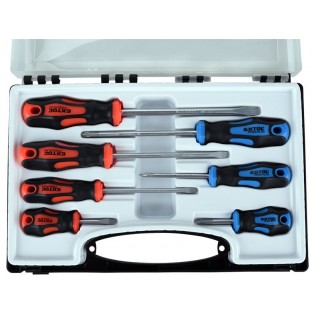 Сет одвртувачи, 7 пар. 4x(-), 3x(PH), CrV