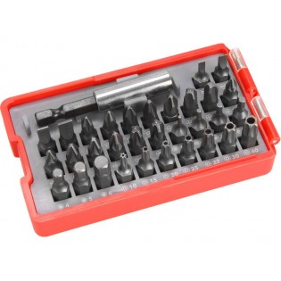 Битови, сет 33пар., со магнетен држач,  CrV, EXTOL PREMIUM