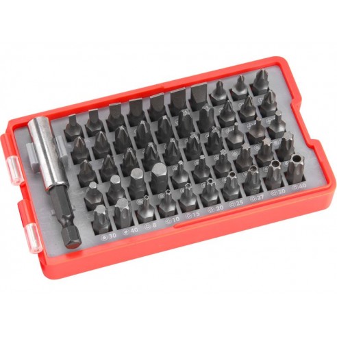 Битови, сет 51пар., со магнетен држач,  CrV, EXTOL PREMIUM