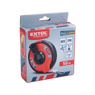 Метро пантлика челична, 50m EXTOL PREMIUM