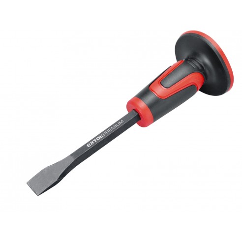 Секач плоснат, со пластичен заштитник, 300x16mm,ширина на врв 25mm, EXTOL PREMIUM