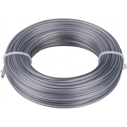 Жица за косилка, 2mm, 15m, кружен профил, најлон PA66, EXTOL PREMIUM