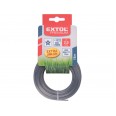 Жица за косилка, 2mm, 15m, ѕвездаст профил, најлон PA66, EXTOL PREMIUM