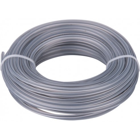 Жица за косилка, 2,4mm, 15m, ѕвездаст профил, најлон PA66, EXTOL PREMIUM