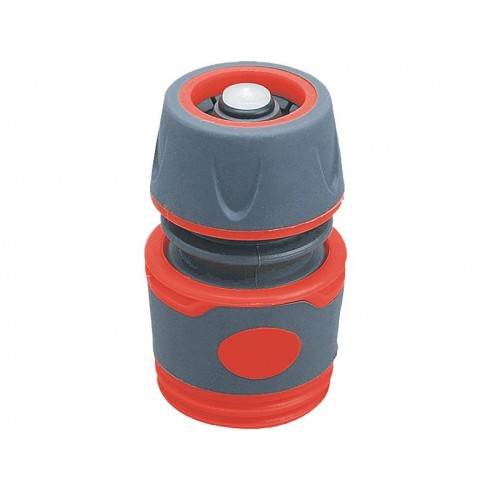 Спојка за црево со СТОП вентил 1/2"-5/8", PP,ABS, EXTOL PREMIUM