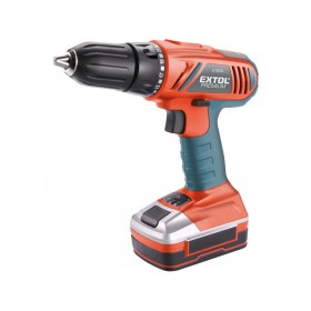 Акумулаторски одвртувач, 18V Li-on, (X1), 1500mAh, EXTOL PREMIUM, LI 18 CD