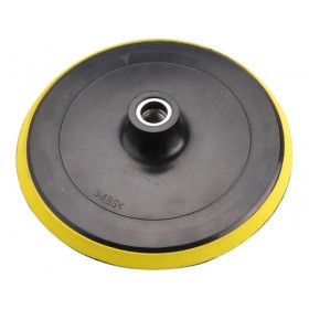 Носач на брусна хартија , гумен диск за употреба со дупчалка - со лепенка ∅ 180mm, M14, EXTOL PREMIUM