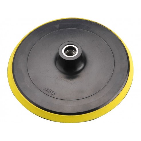 Носач на брусна хартија , гумен диск за употреба со дупчалка - со лепенка ∅ 180mm, M14, EXTOL PREMIUM