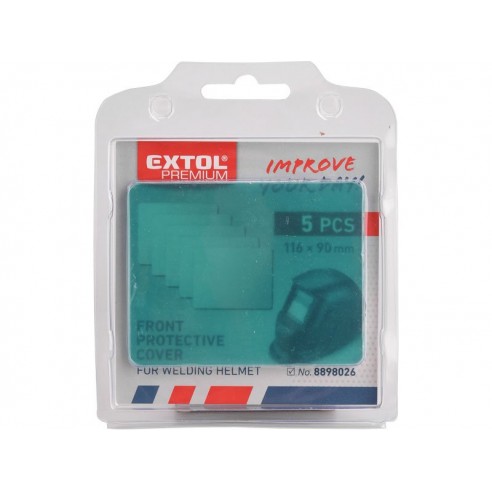 Заштитно стакло за самозатемнувачка кацига, пластика 5пар. за 8898026