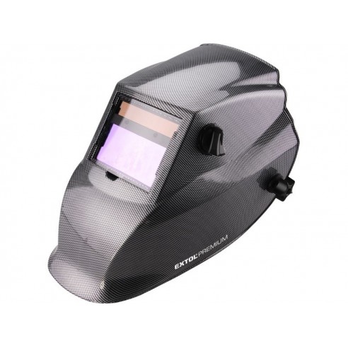 Самозатемнувачка кацига за заварување, карбон,  WH 800, EXTOL PREMIUM 