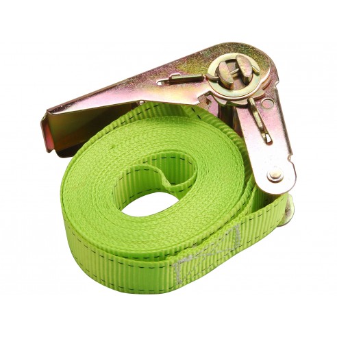 Ремен за затегање, со крцкало, 5m x 25mm, max. 500kg, EXTOL CRAFT