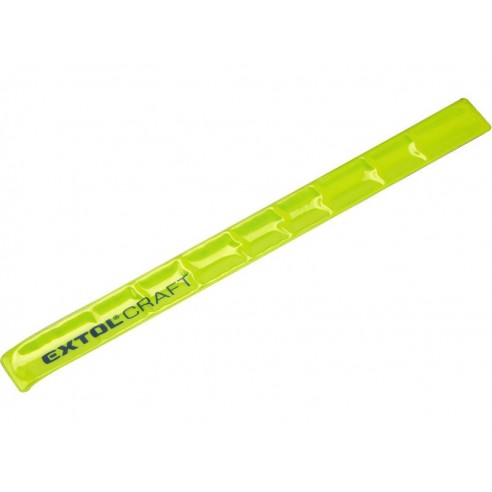 Рефлективна жолта лента 340x30mm, EXTOL CRAFT