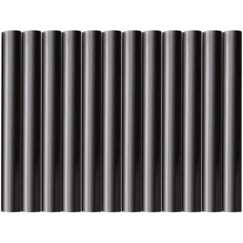 Лепак за пиштол за пластика, 11x100mm црни, 12пар