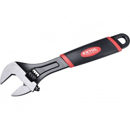 Рачен клуч со подесување, 200mm/8", опсег 0-20mm, EXTOL PREMIUM