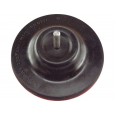 Носач за брусна хартија, гумен диск, за употреба со дупчалка - со лепенка, ∅125mm, носач 8mm, EXTOL CRAFT