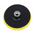 Носач на брусна хартија,гумен диск, за аголна брусилка, - M14 навој, со лепенка, ∅125mm, EXTOL CRAFT