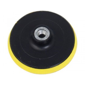 Носач на брусна хартија,гумен диск, за аголна брусилка, - M14 навој, со лепенка, ∅125mm, EXTOL CRAFT